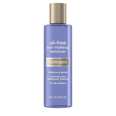 Neutrogena Gentle Oil-Free Eye Makeup Remover & Cleanser for Sensitive Eyes, Dissolves Waterproof Mascara, Non-Greasy Liquid Makeup Remover, Dermatologist & Ophthalmologist Tested, 8 fl. oz