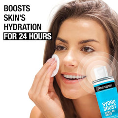 Neutrogena Hydro Boost Micellar Water with Hyaluronic Acid, Micellar Cleansing Water for Sensitive Skin, Removes Makeup, Dirt & Oil, Alcohol-Free, 13.5 fl oz